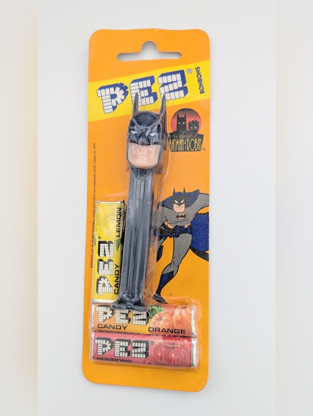 UNOPENED PEZ 1997 Vintage Collectible Batman Head Candy Dispenser